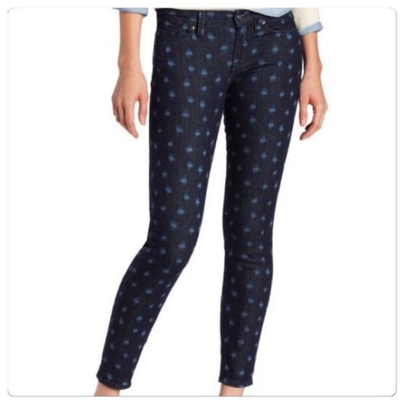 Lucky Brand Ikat Patterned Charlie Skinny Jeans - Picture 2 of 8